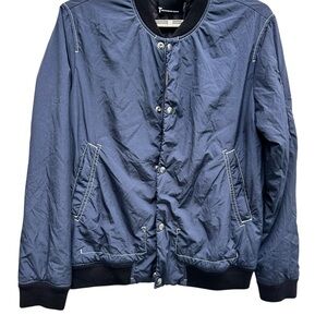 T Alexander Wang Bomber Jacket Navy Size Men’s Small MSRP 450.00 EUC